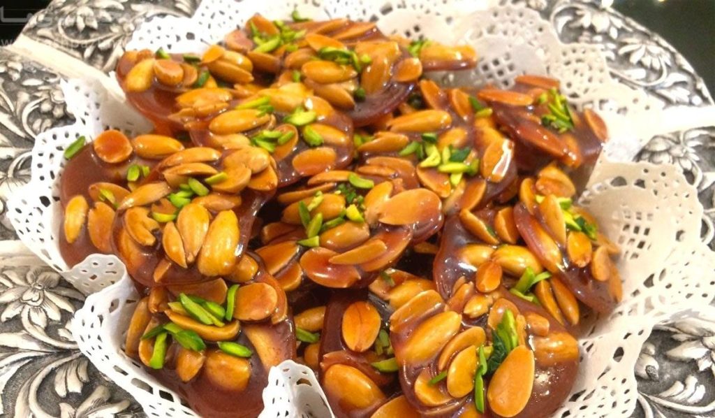 بادام سوخته سوغات شیراز