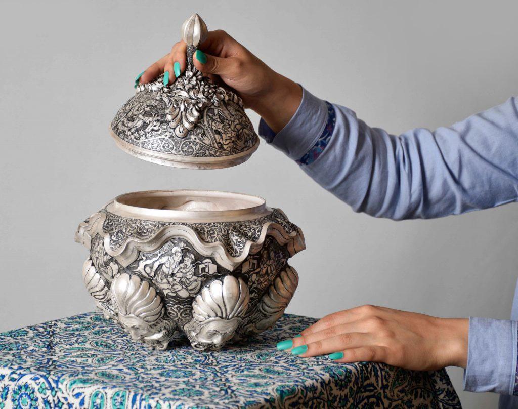 نقره کاری سوغات شیراز