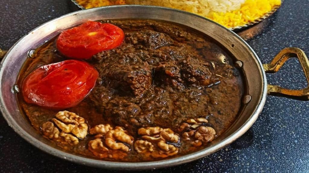 خورش گمج کباب