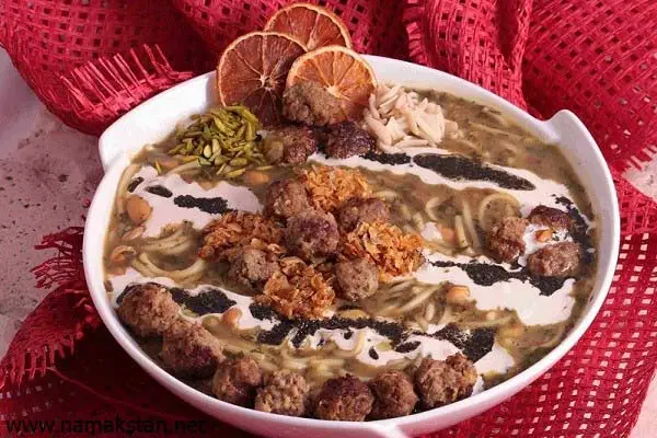 آش کوفته قلقلی مشهدی