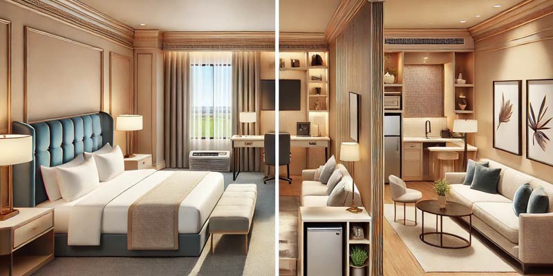 سوئیت یا هتل در تهران کدام گزینه می‌تواند بهترین انتخاب برای سفر شما باشد؟