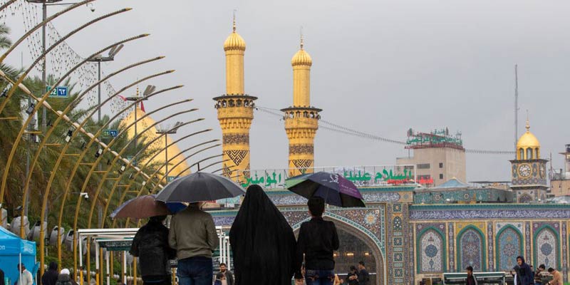 هوای کربلا در فصل پاییز