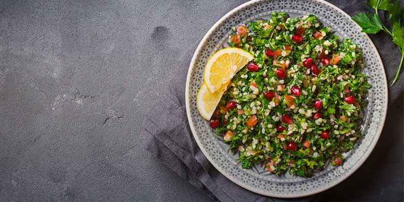 تبوله-غذای محلی دبی